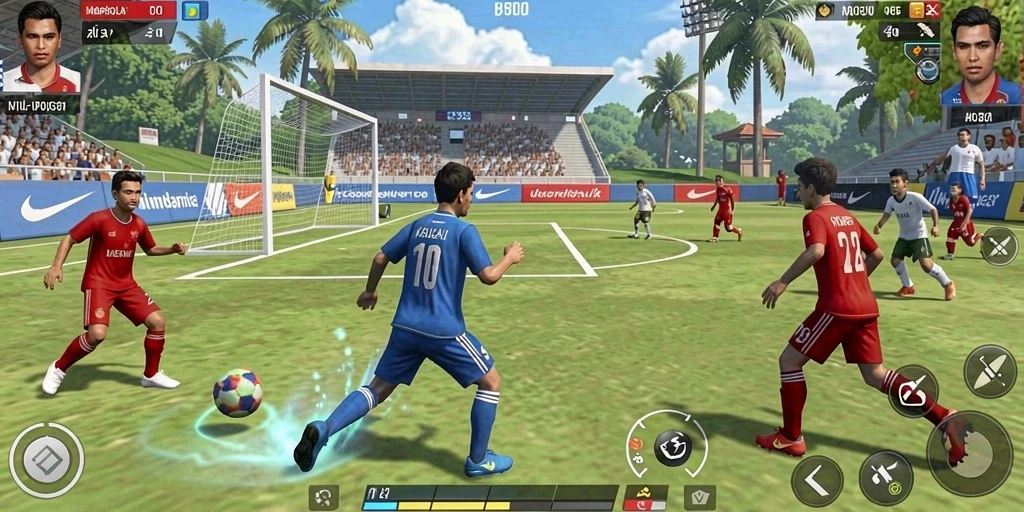 Interaksi seru dengan karakter NPC dalam permainan.