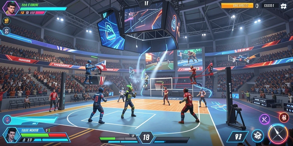 Tangkapan layar memperlihatkan fitur multiplayer yang seru.